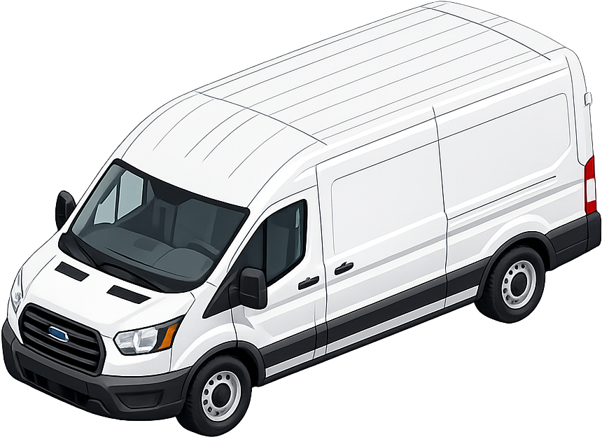 Ford Transit, isometric view