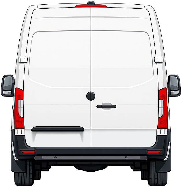 Mercedes-Benz Sprinter, rear view