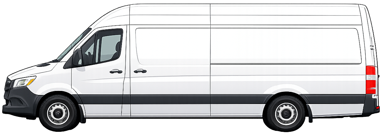 Mercedes-Benz Sprinter, side view