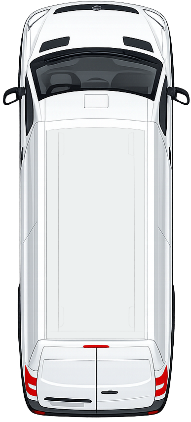 Mercedes-Benz Sprinter, top view