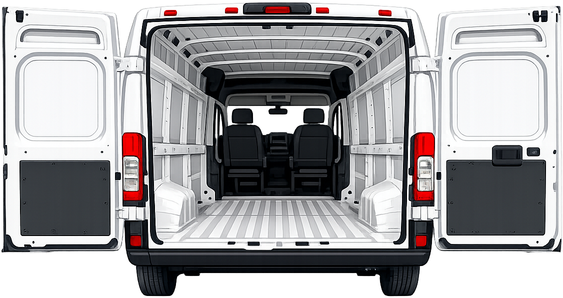 RAM ProMaster, empty cargo interior